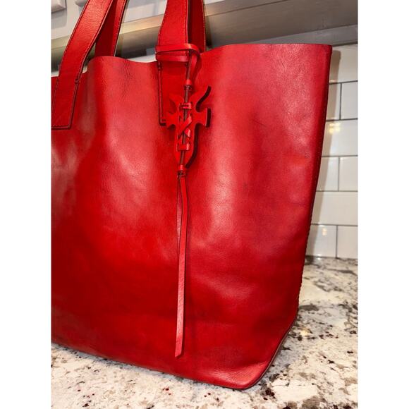 Frye Tote Red Bags & Handbags for Women for sale | eBay Vintage Frye Red Leather Tote Bag Purse Restored Preowned Aged Patina 14” H